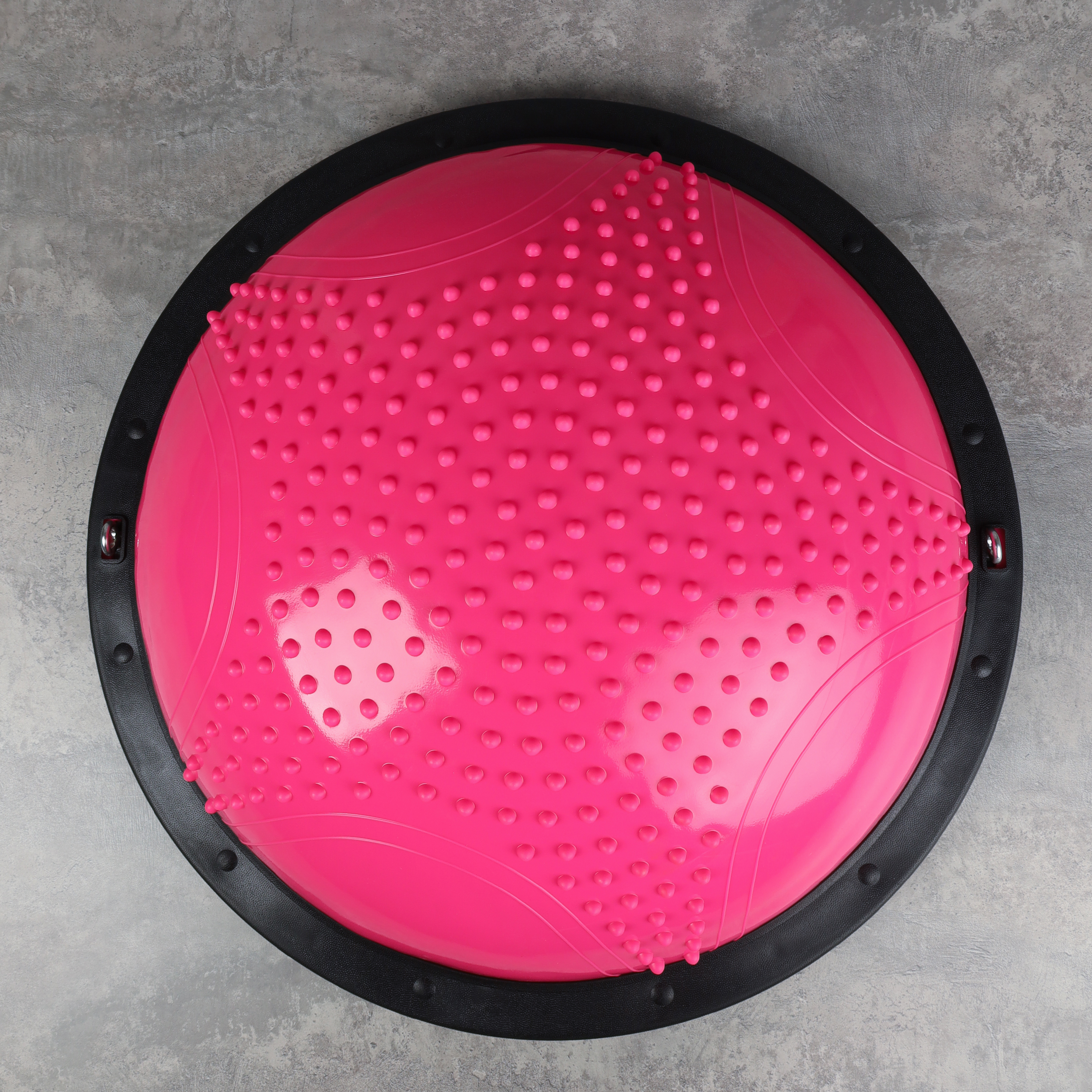 Полусфера балансировочная BOSU 58см Woohooo Knobs эспандер, насос/ розовый/ B58Kn-P/ уп5