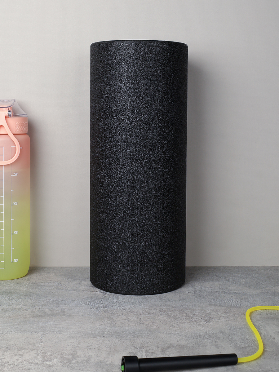 Набор массажный для МФР 5в1 / Ролик 37Х15/ мяч 8см /двойной мяч 16Х8 / массажный конус 9.8Х8  / массажная полусфера 9.8Х4.5 / Black /уп 12