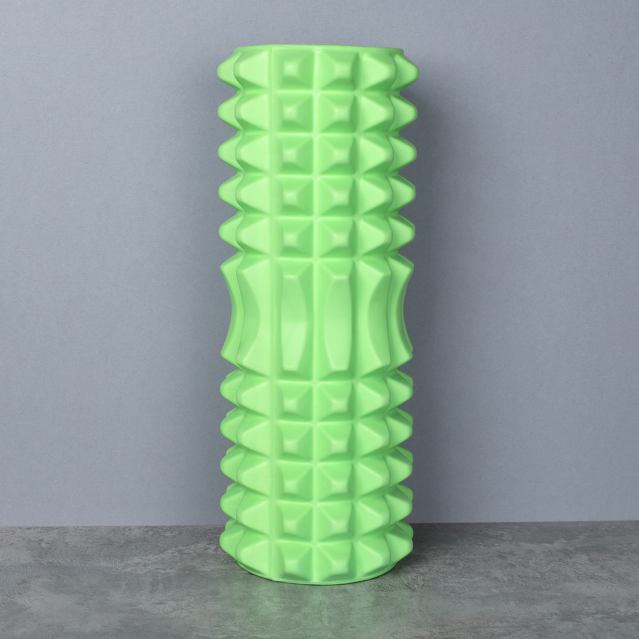 Ролик массажный спортивный Woohooo SPIKE 33x14/ зеленый/уп10