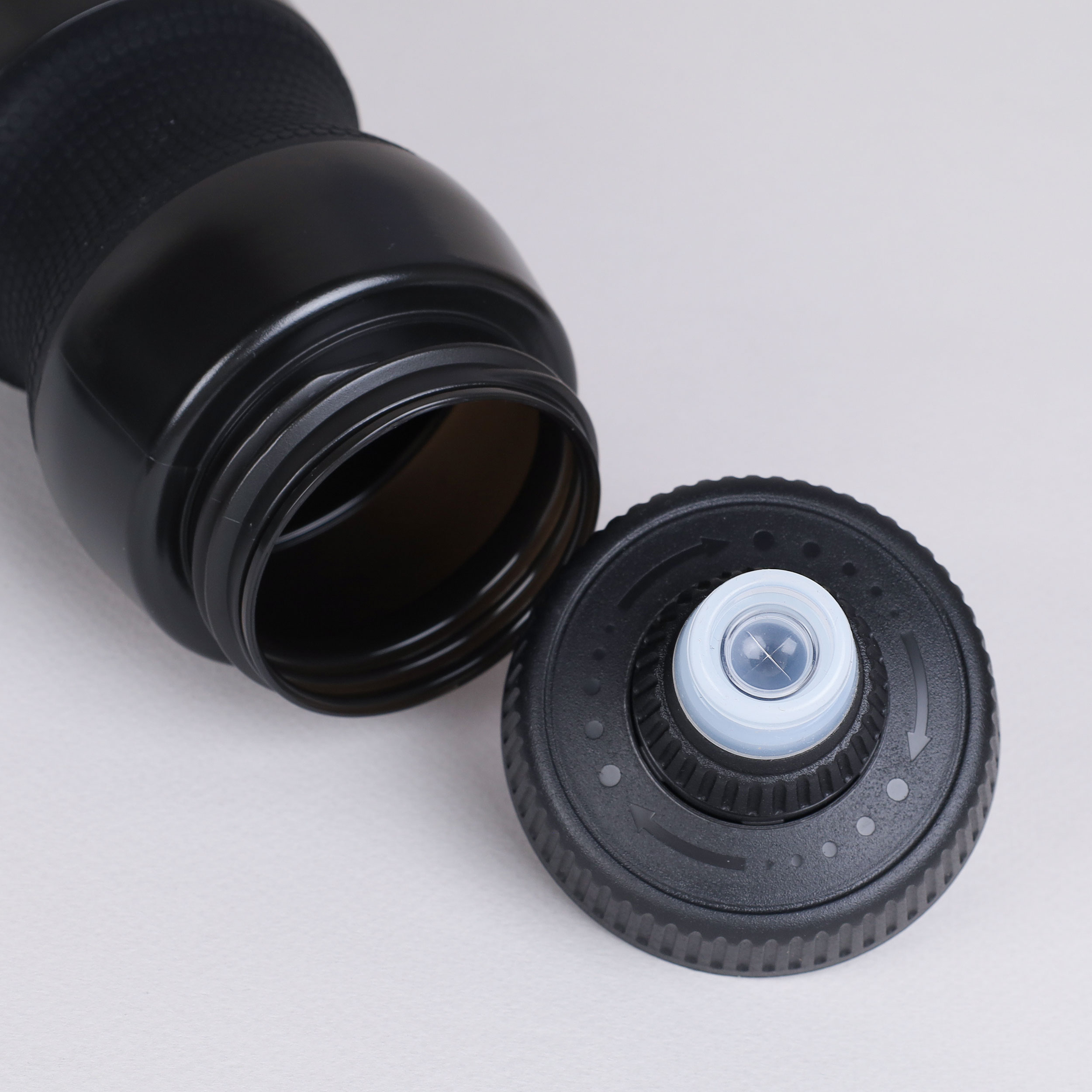 Бутылка для воды ZEON / WB225 / Пищевой PP / 750ML / Черный / уп100 / АКЦИЯ