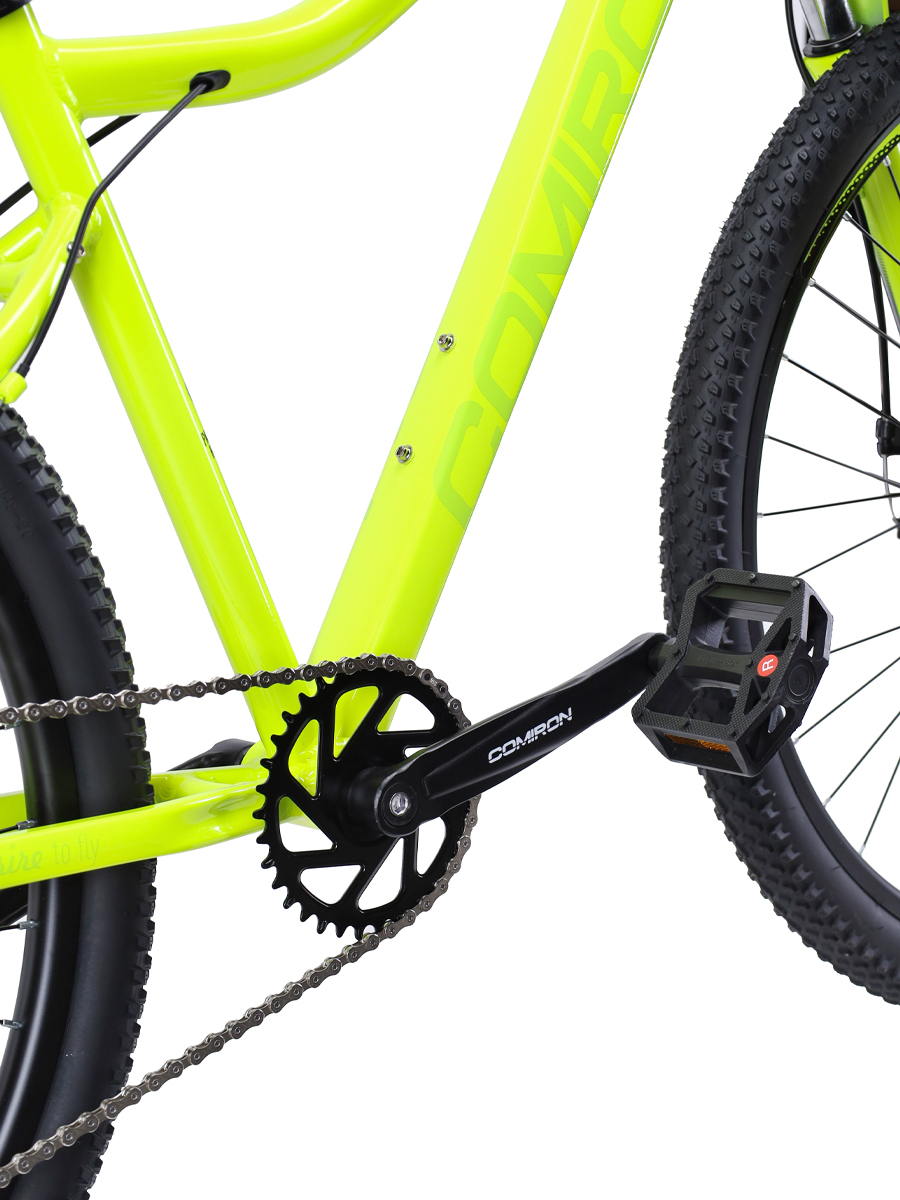 Велосипед 27,5" рама 17" 1х10sp COMIRON DESIRE зелёный лайм