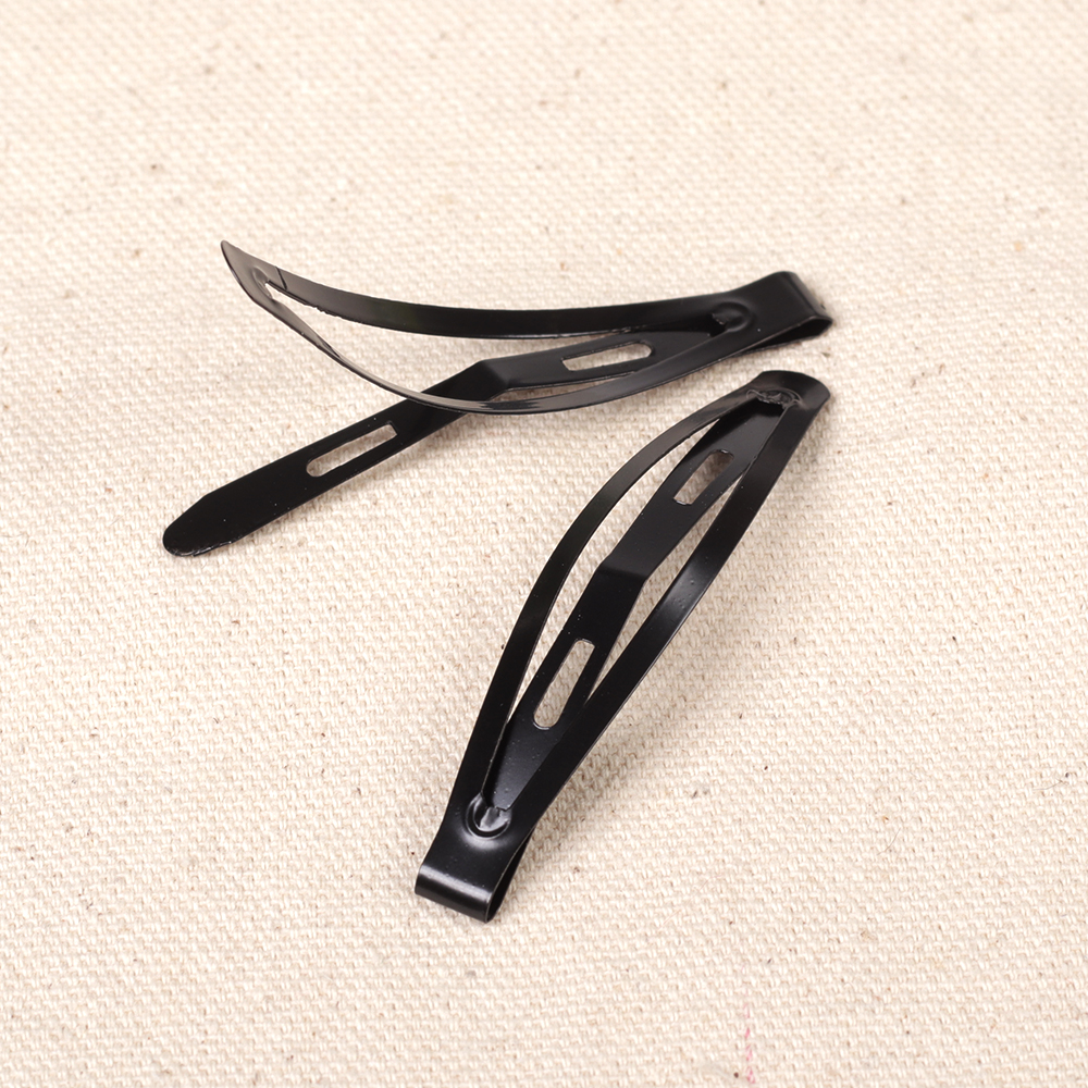 Заколка для волос набор 12 штук 6 см Клик-клак / YU-35 /уп 10/200/