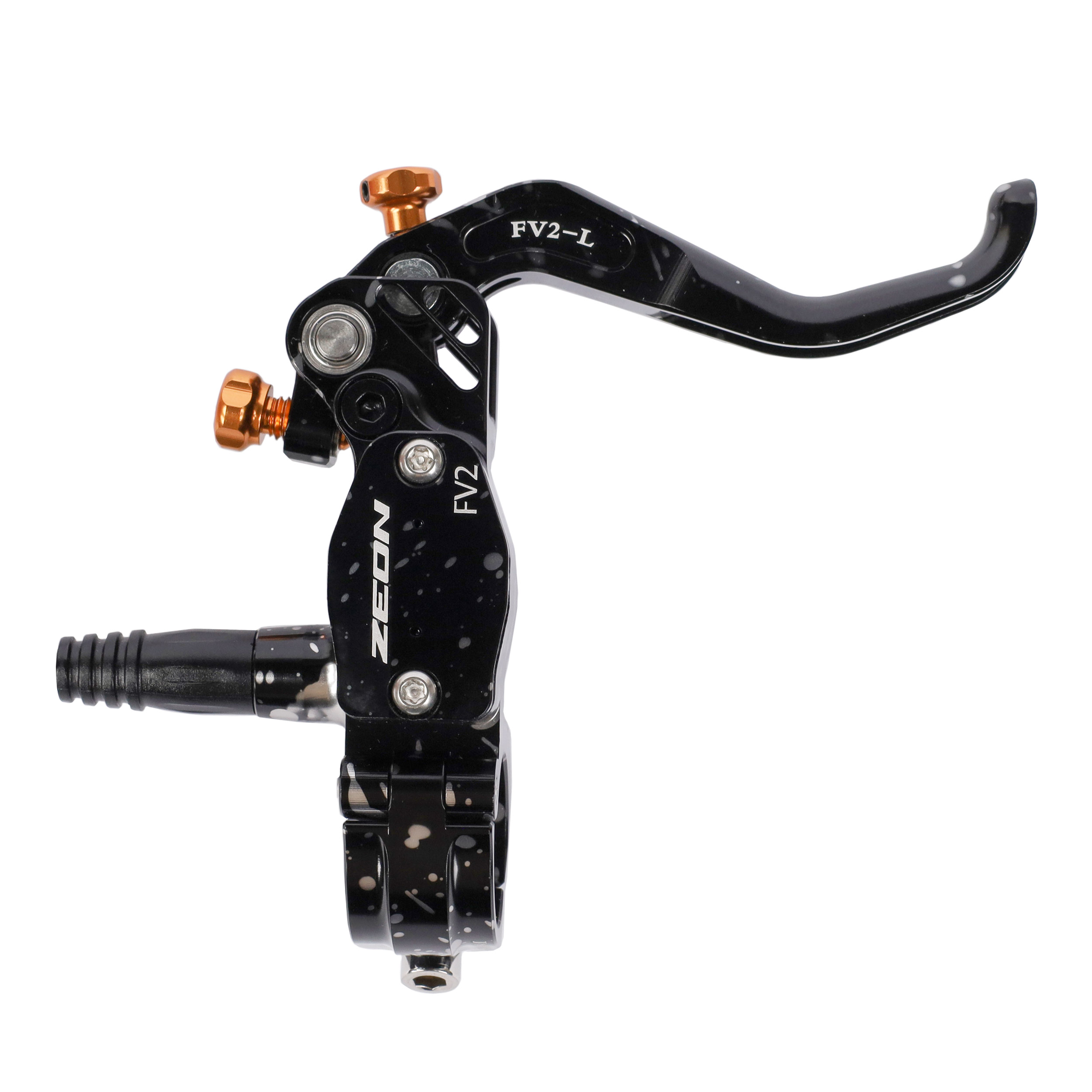 Тормозной набор дисковый гидравлический передний+задний ZEON QUANTUM BREAK 2. 2 поршня, длина передн. =850мм, задн. =1500мм., с ротором 180мм/уп 20/