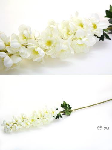 Цветок искусственный 98 см белые / GT41-2 /уп 50/500/А