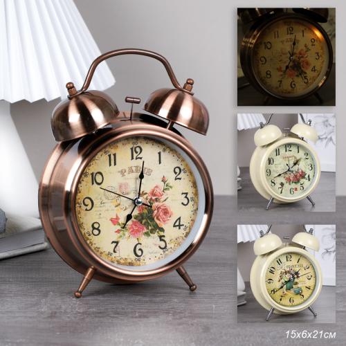 Будильник 19 см / 6050--MI /уп 50/ подсветка экрана