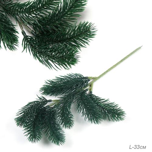 Ветка искусственная Елка 33 см / SD8200 /уп 200/1000/Новый год