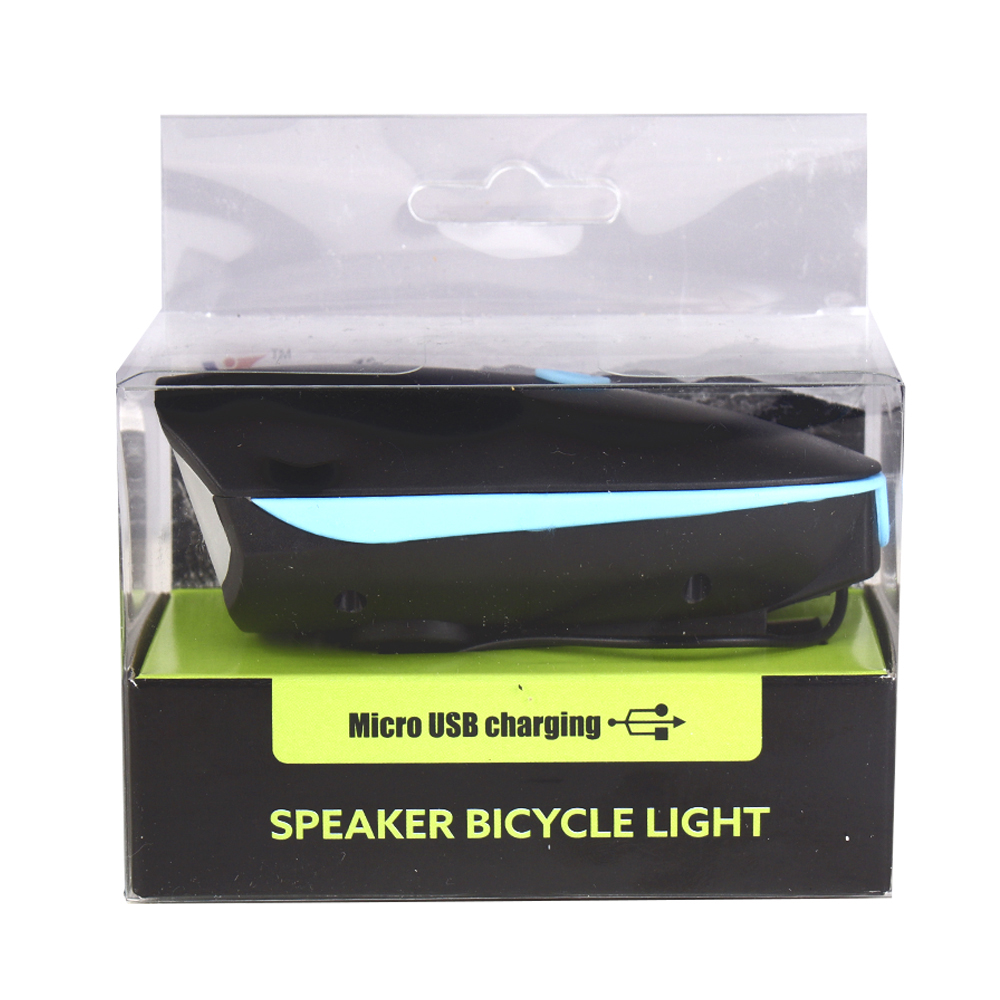 Фонарь передний COMIRON "EASY" корпус: ABS; свет: CREE XPG, 250lm; аккумулятор 1200 mAh, USB, сигнал 140Дб, влагозащищённый, синий. АКЦИЯ /уп 60/120/