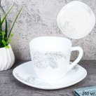 Блюдце квадратное / GRAY-FXB220/FBD220-6A (7463) /уп 8/