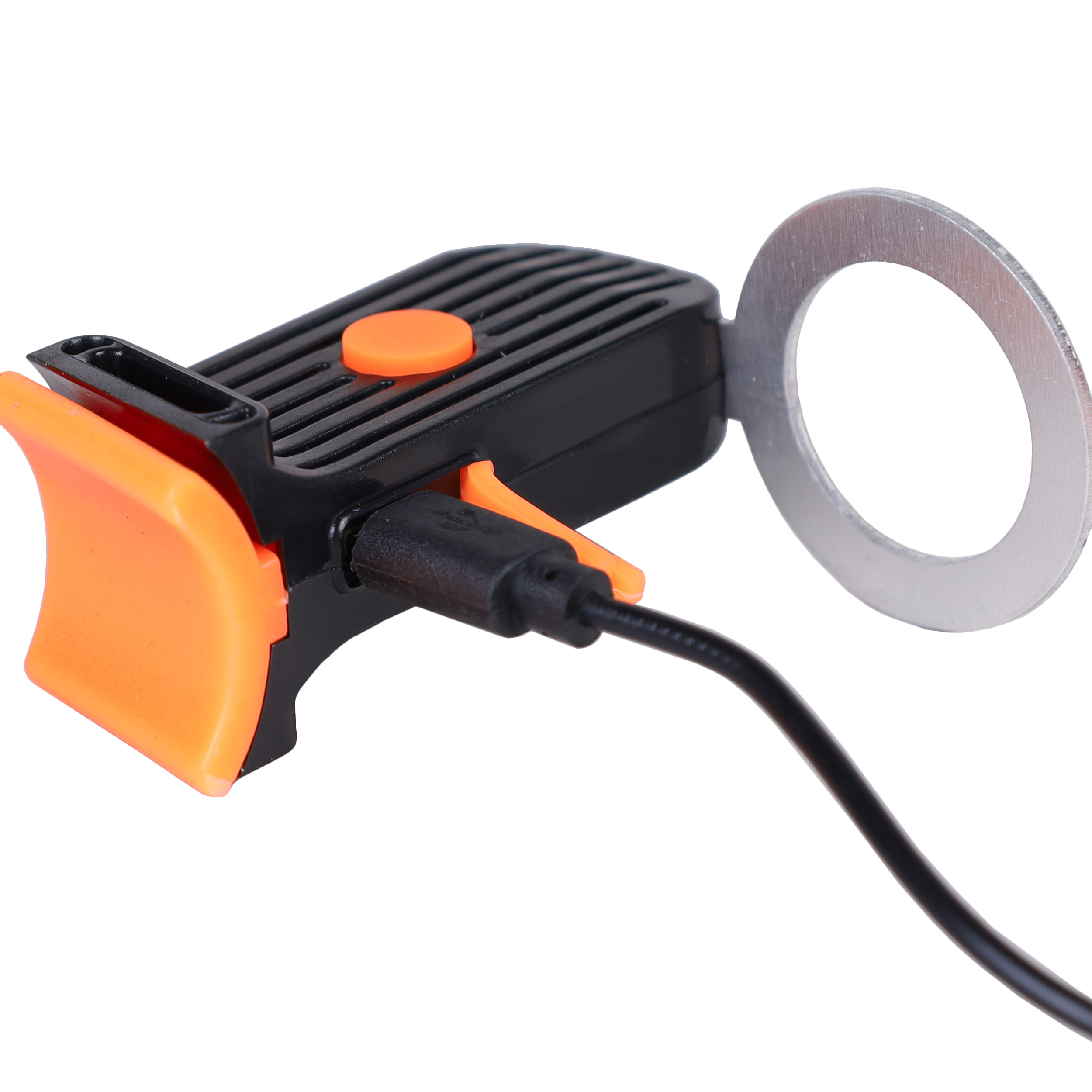 Фонарь задний COMIRON "RING" суперлегкий; свет LED; аккум 250mAh; влагозащита IP64. /уп 100/