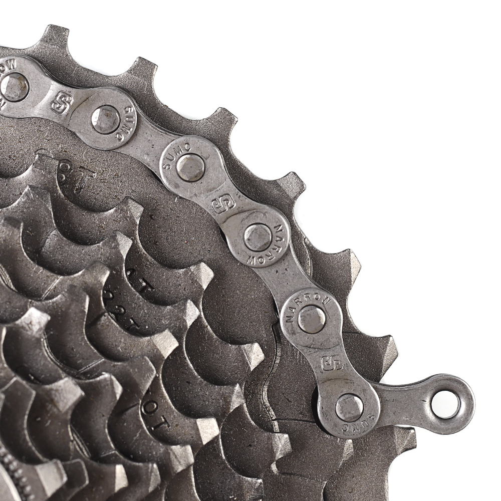Велосипедная цепь SUMC 6,7,8 speed S82GY 1/2"x3/32"116L ГОСТ 30442-97 ISO 9633/уп 50/