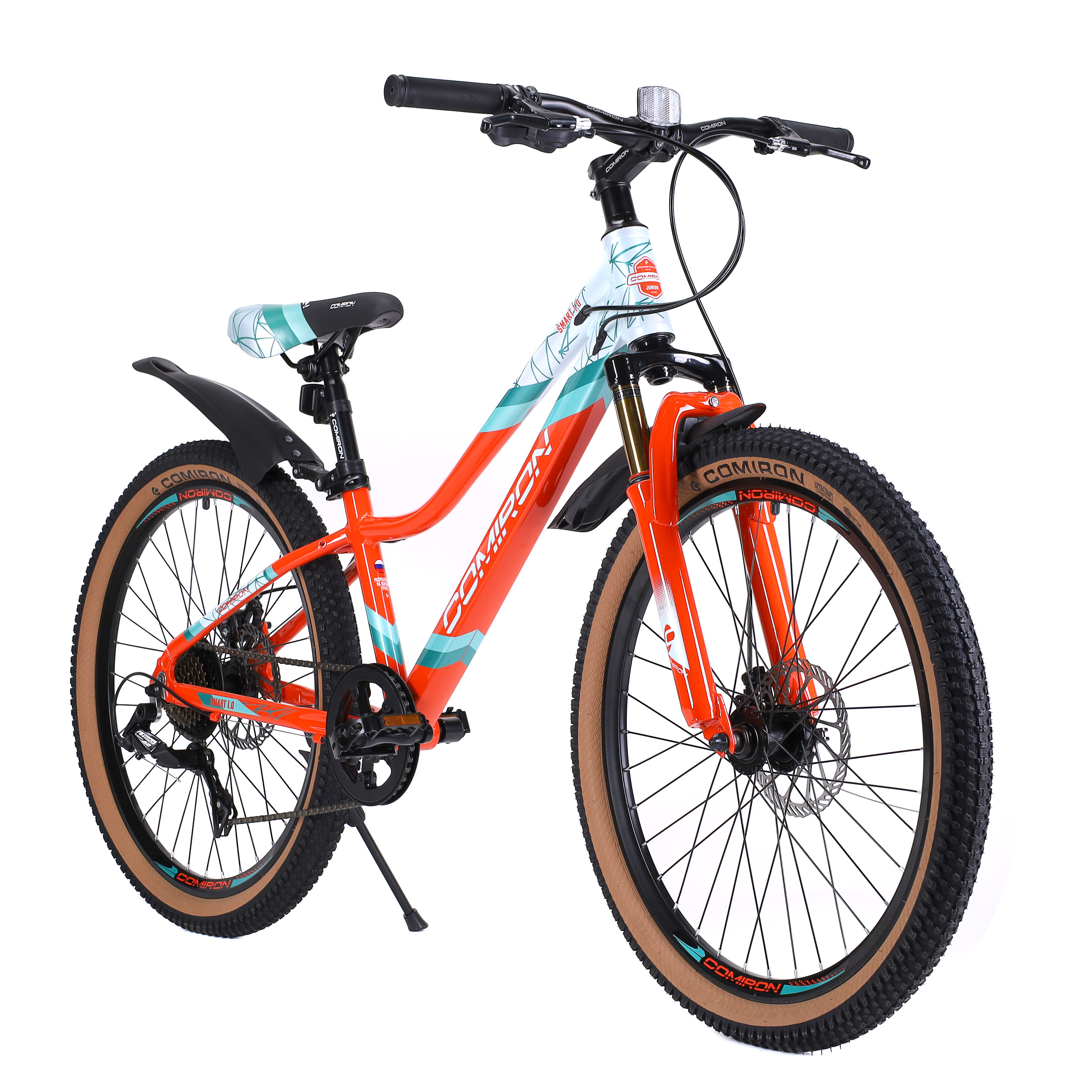 Велосипед 24" рама 12" 7sp COMIRON SMART красный