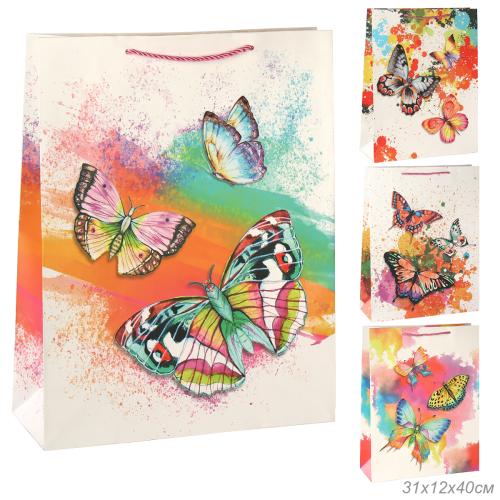 Пакет подарочный 31x40x12 / 24084L /уп 12/360/