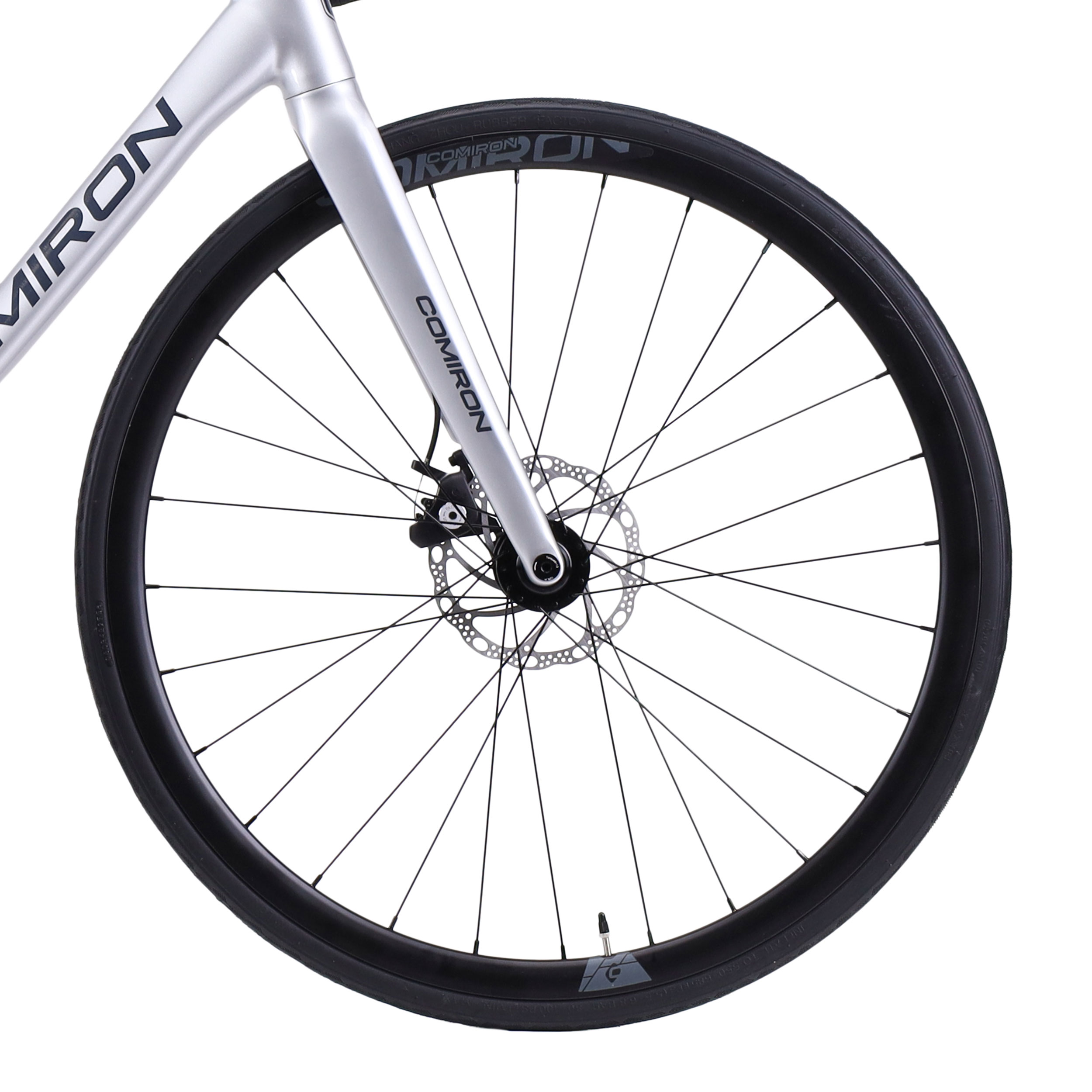 Велосипед шоссейный COMIRON RONIN II 700C-540mm SENSAH 2X11S оси, серебристый