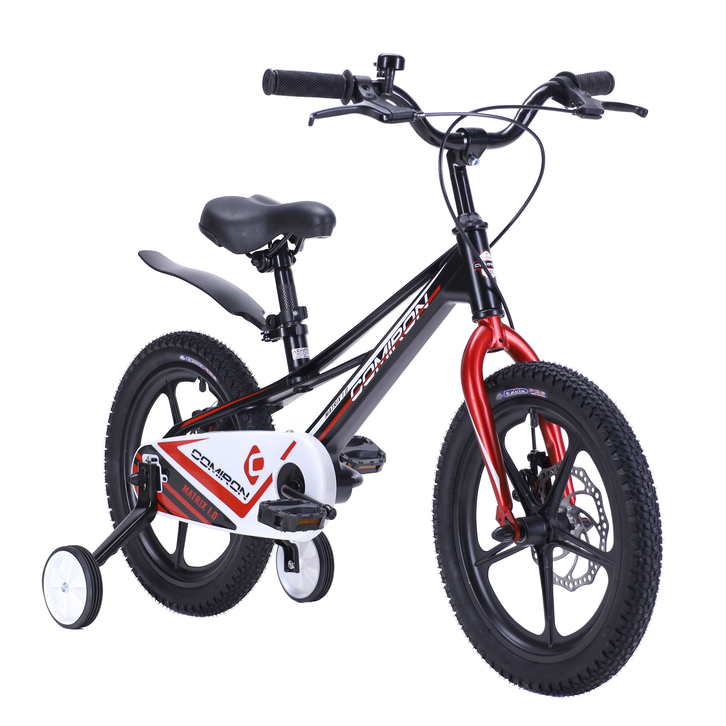 Велосипед 16" M16BR COMIRON MATRIX чёрный красный