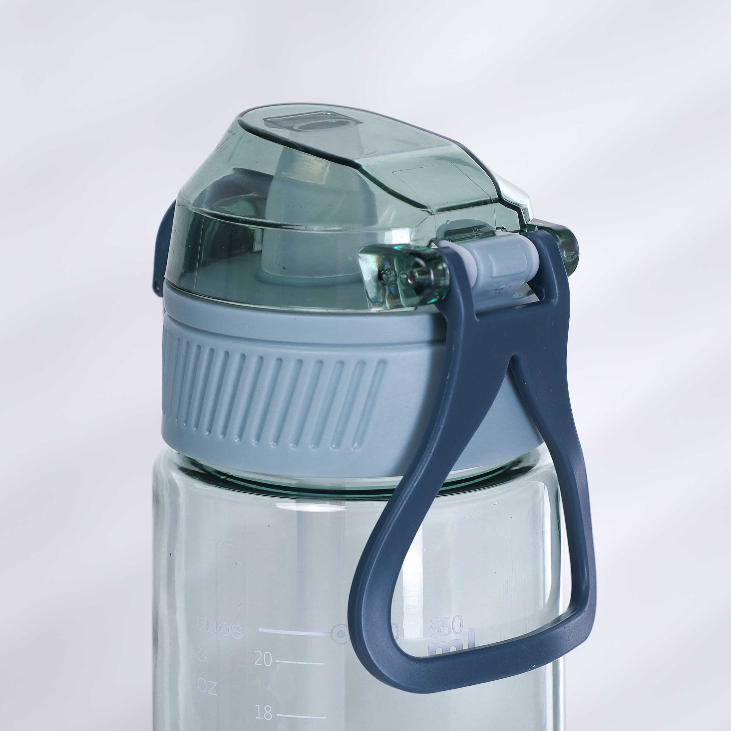 Бутылка для воды  650 ml  Вуухууу-Woohooo / Пищевой PP / уп 80 / Бирюзовый / АКЦИЯ