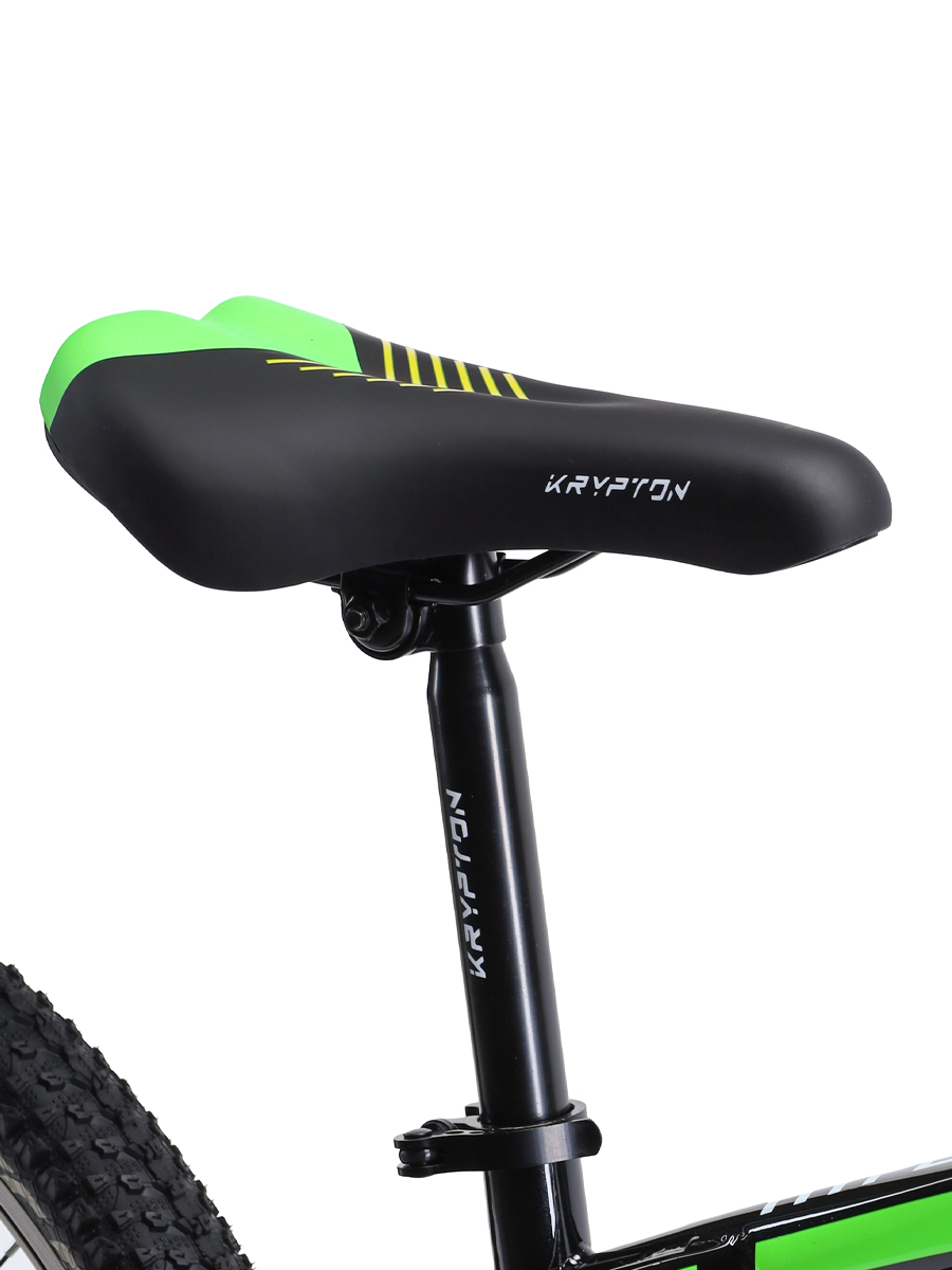 Велосипед 24" Krypton Hyperion KH10BGY24 7sp чёрный зелёный