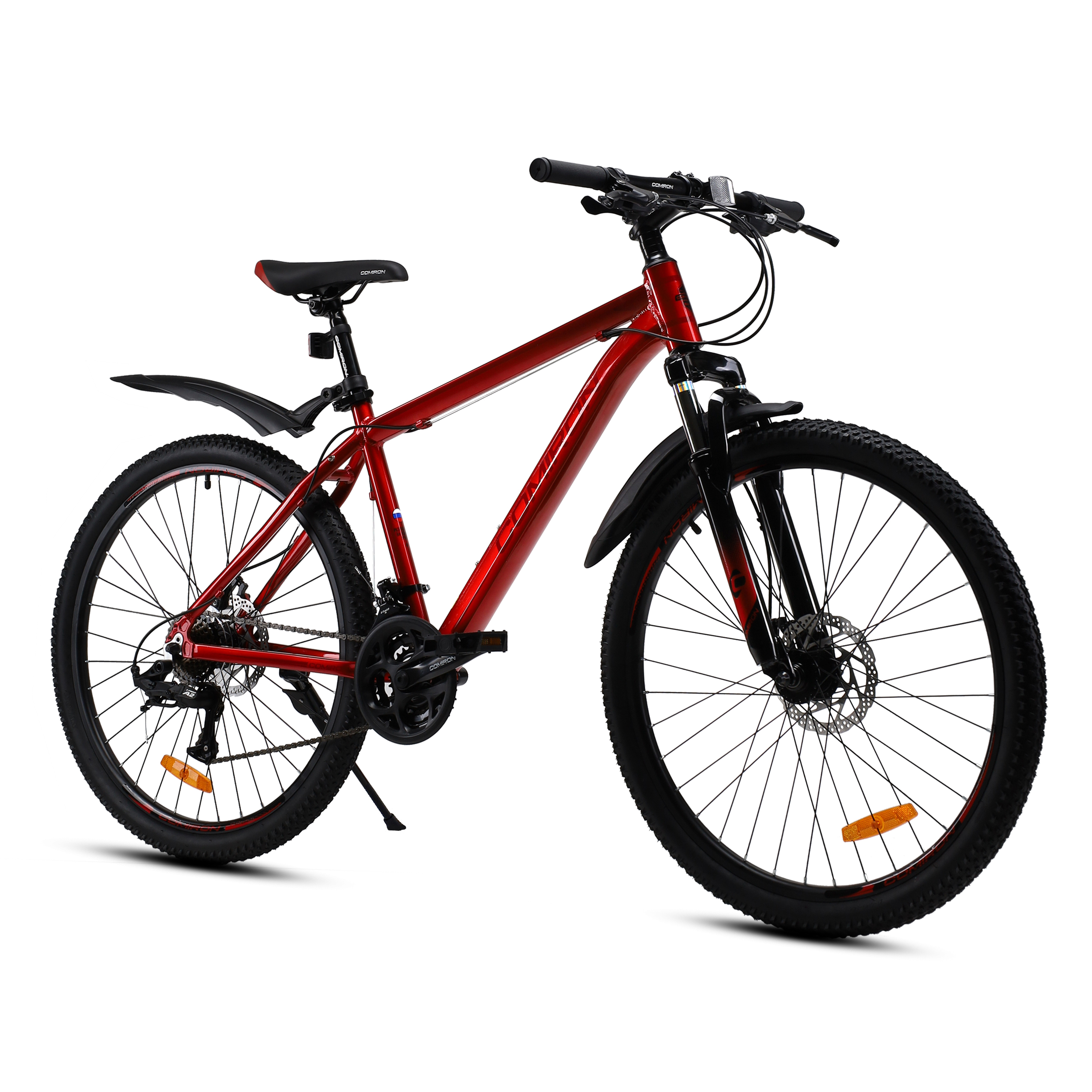 Велосипед 26" рама 19" 21sp COMIRON UNIVERSE красный металлик
