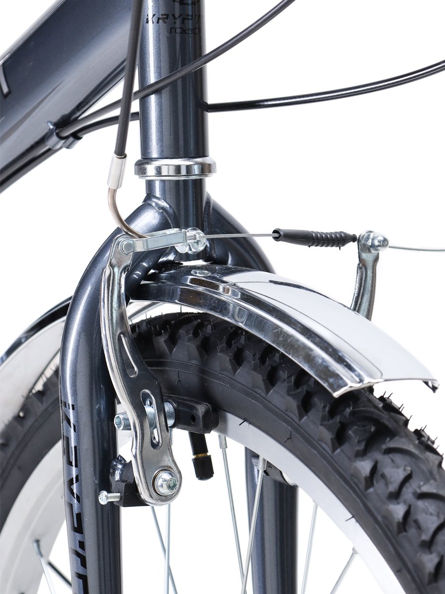 Велосипед 24" рама 14" 7sp KRYPTON ТОБОЛ складной серый