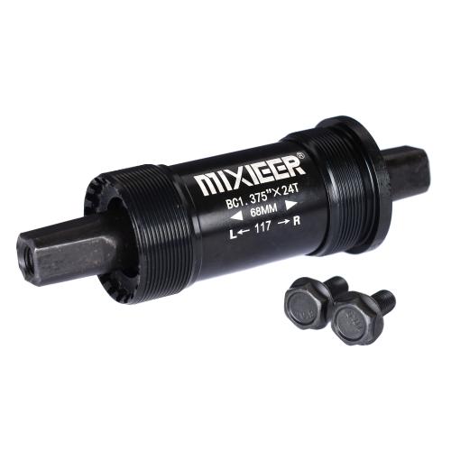 Каретка под квадрат картриджная, MIXIEER BB MX-A125 68x117, пром.подшипники, алюм.чашки и корпус, в коробке. /уп 50/