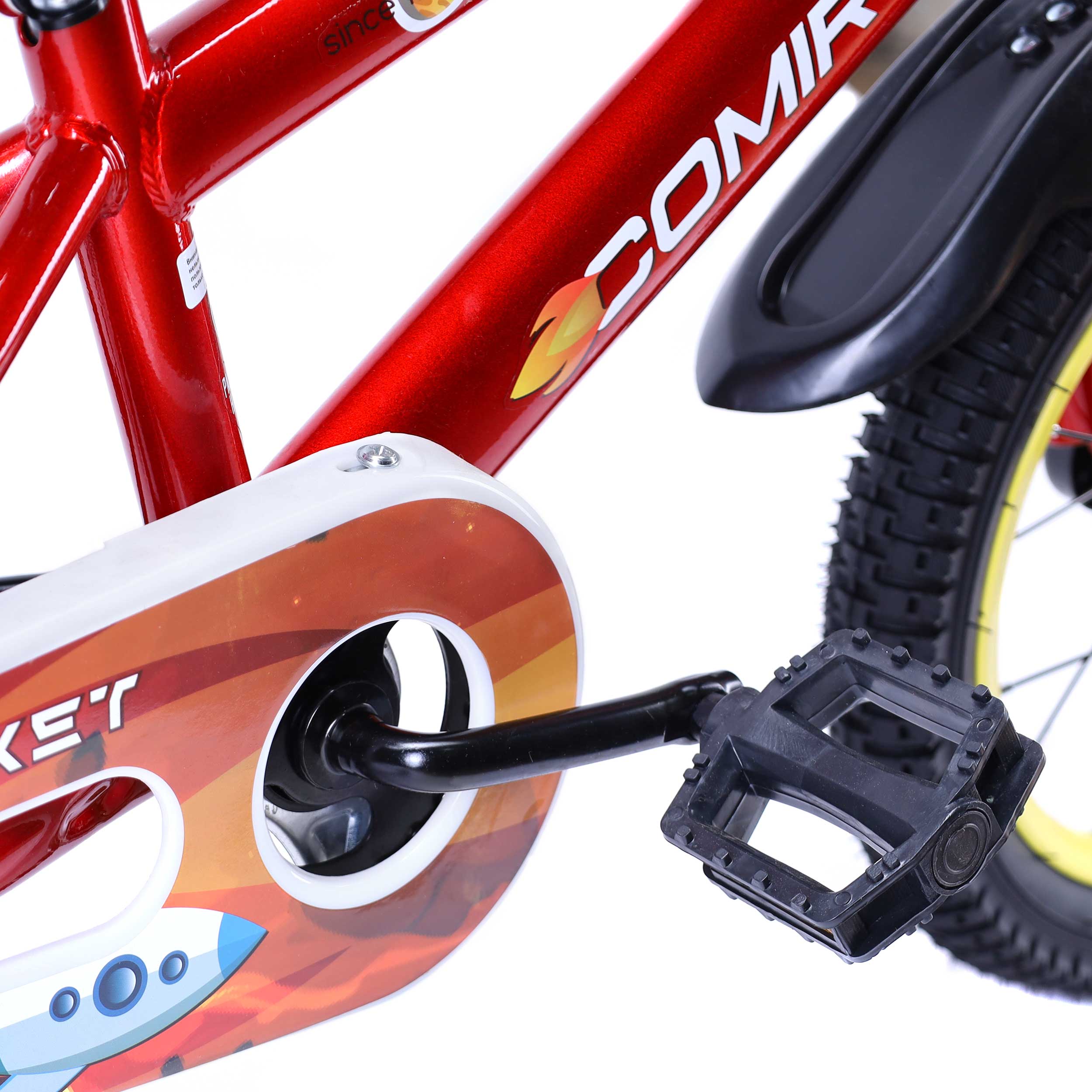 Велосипед 14" COMIRON Ракета A01-14R красный