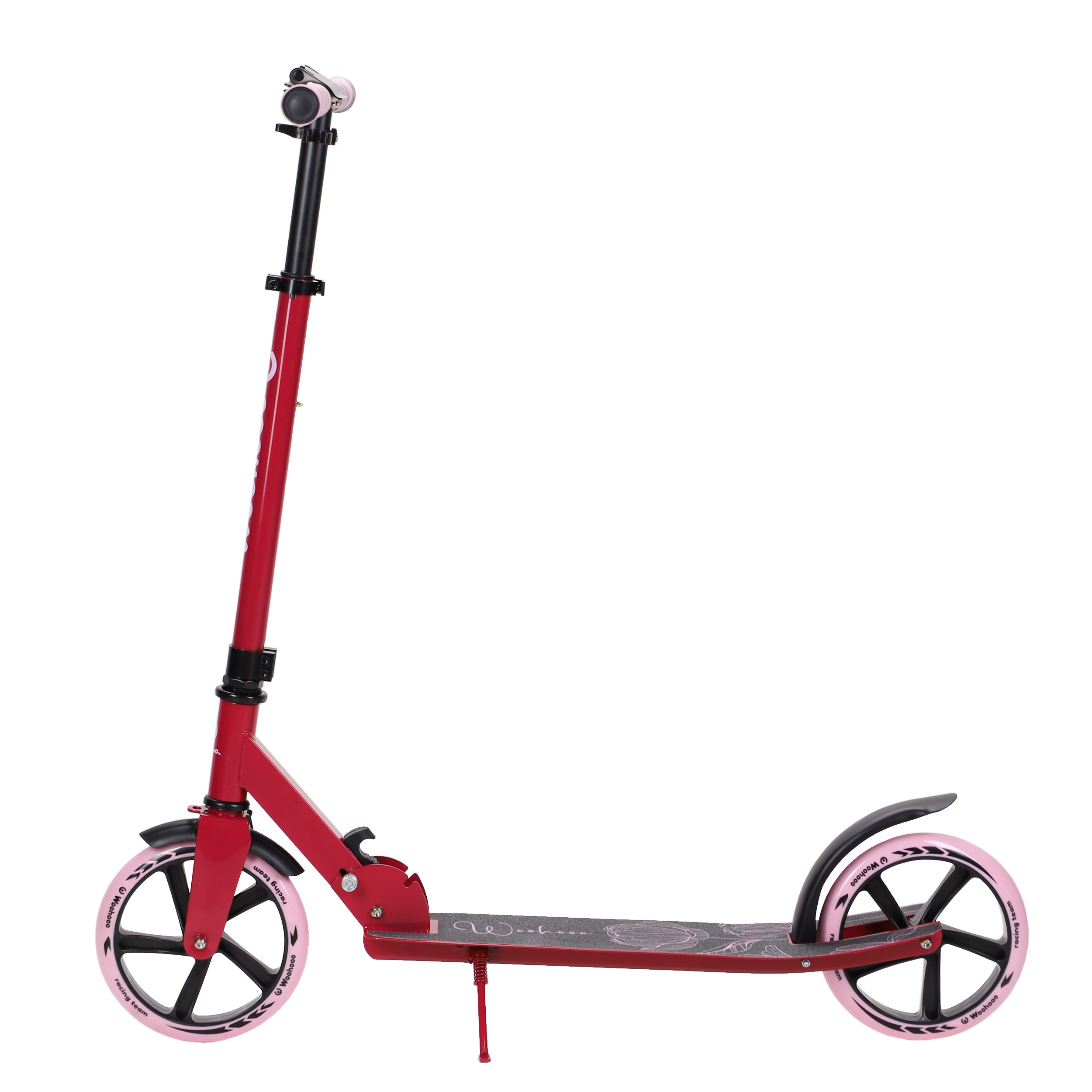 Самокат 2-х колесный Woohooo Vibex / колеса 200мм / Pink Flower / уп 4