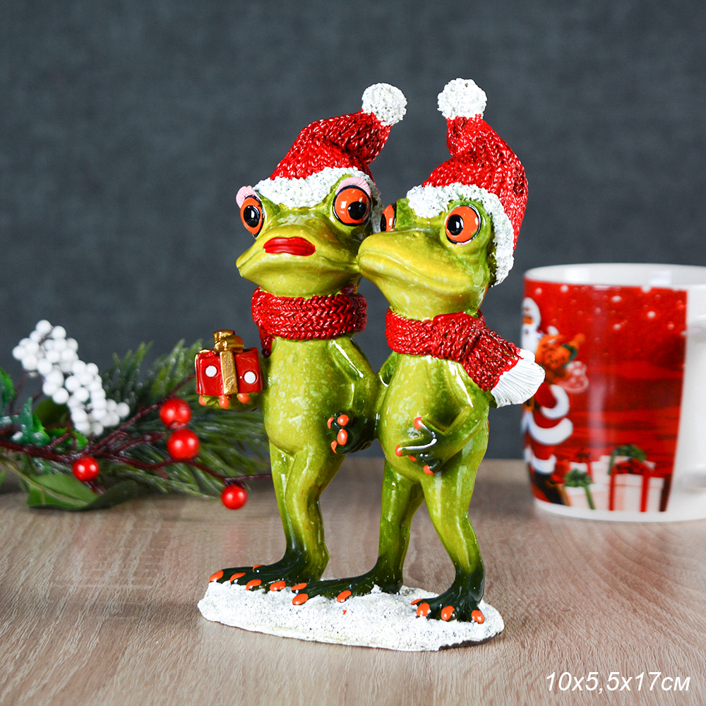 Фигурка Лягушка 17 см / YX39006R /уп 18/новый год