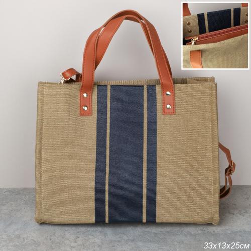 Сумка 33x13x25 / FX-2024/1 /уп 10/50/синяя полоса молния