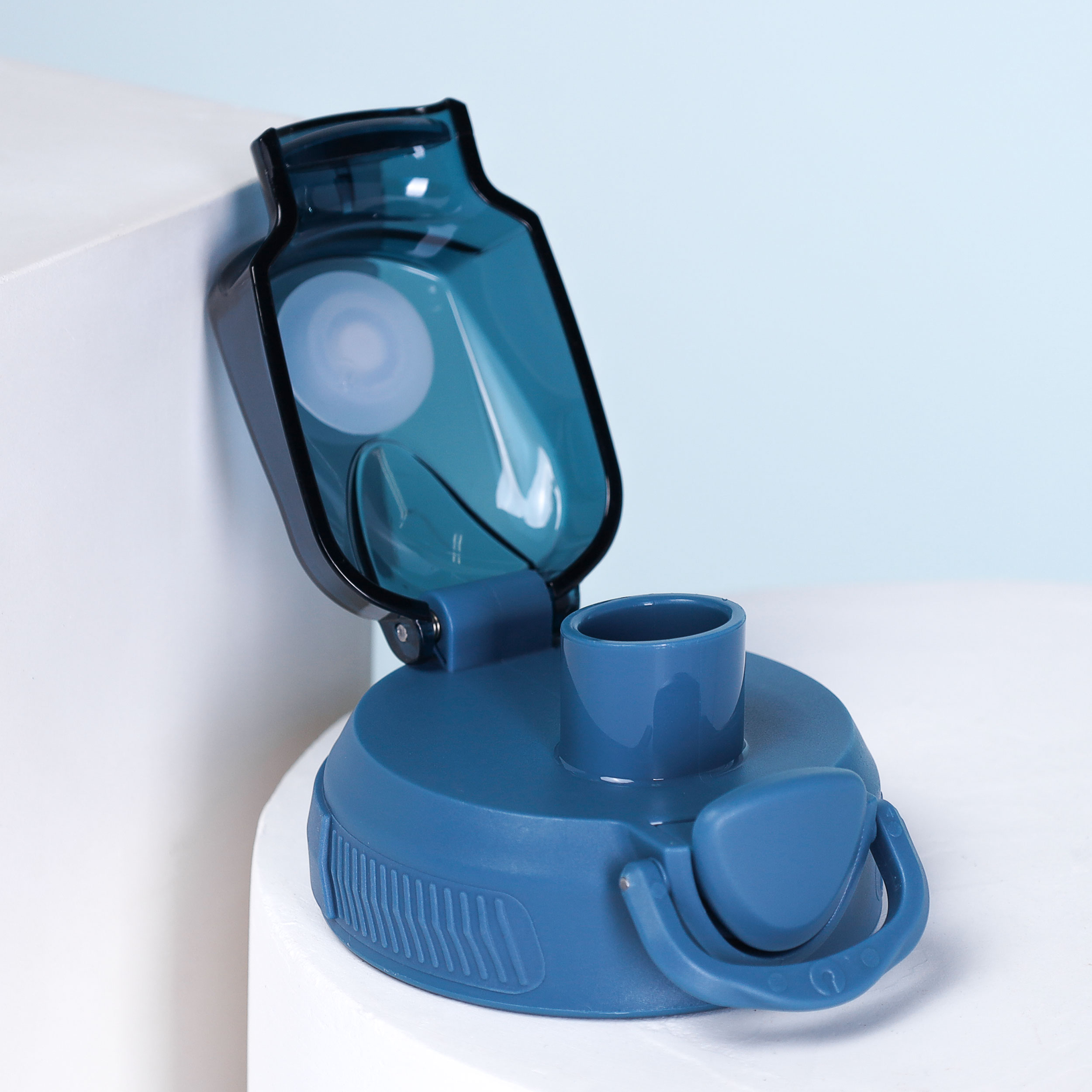 Бутылка для воды Woohooo H2O 850 ml / Пищевой PP / Синий / уп 60 / АКЦИЯ