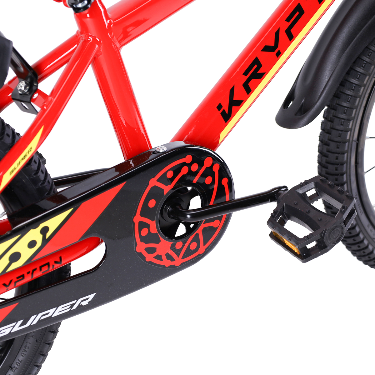 Велосипед 18" Krypton Super KS01RY18 красный жёлтый