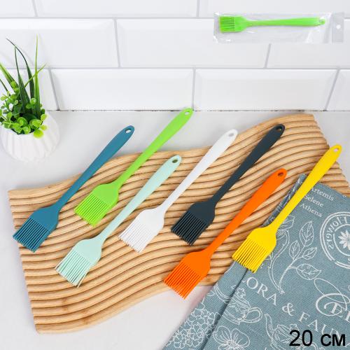 Кисточка силиконовая 21х3,5 см / DK-851 /уп 900/0,035