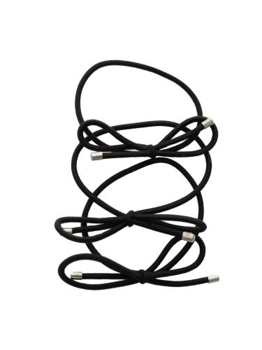 Набор резинок для волос 3 штуки Бантик / GTI-27 /уп 120/черные