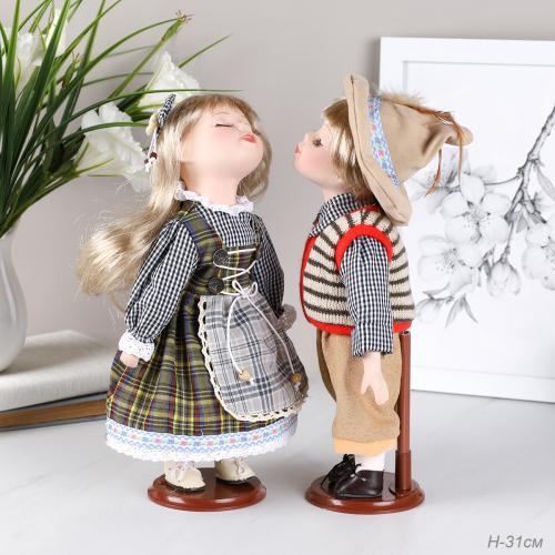 Сувенир коллекционный 2 штуки набор 30 см / 1215-1 /уп 24/