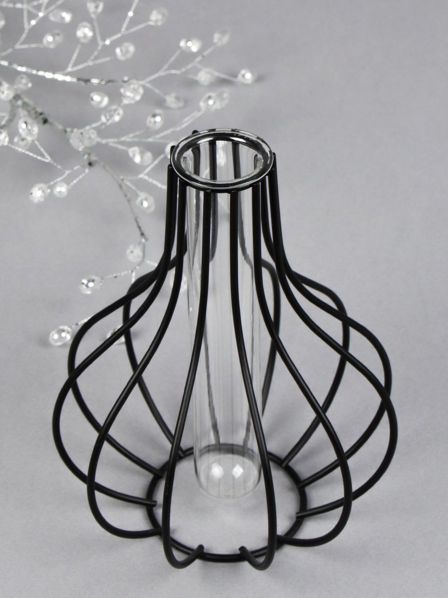 Ваза для цветов 16 см / WC-1032-1 /уп 60/