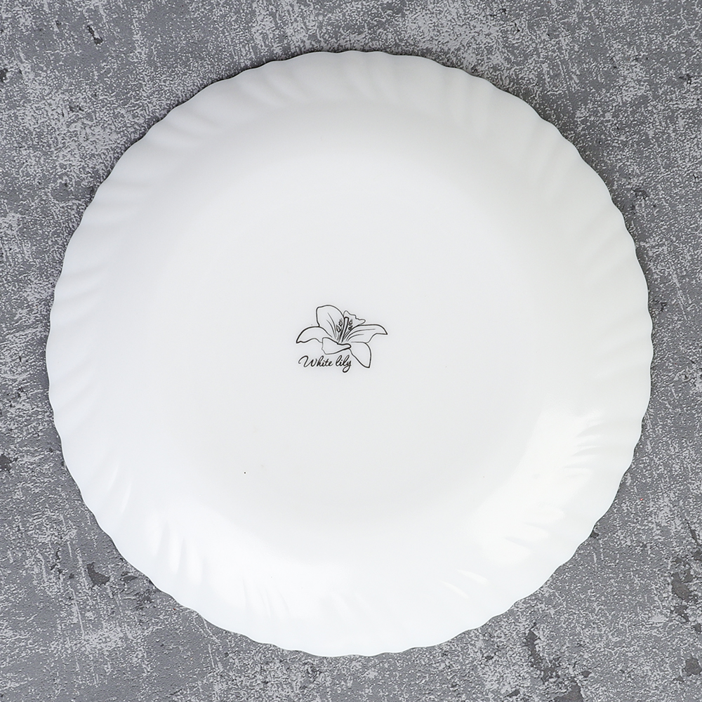 Набор тарелок 4 штуки 190 мм / LHP-75XN (6773) Бамбук с орхидеей / С