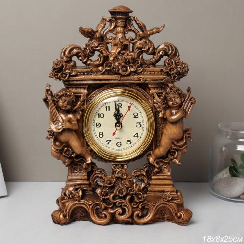 Часы статуэтка Амурчики 25 см / 8890A /уп 24/