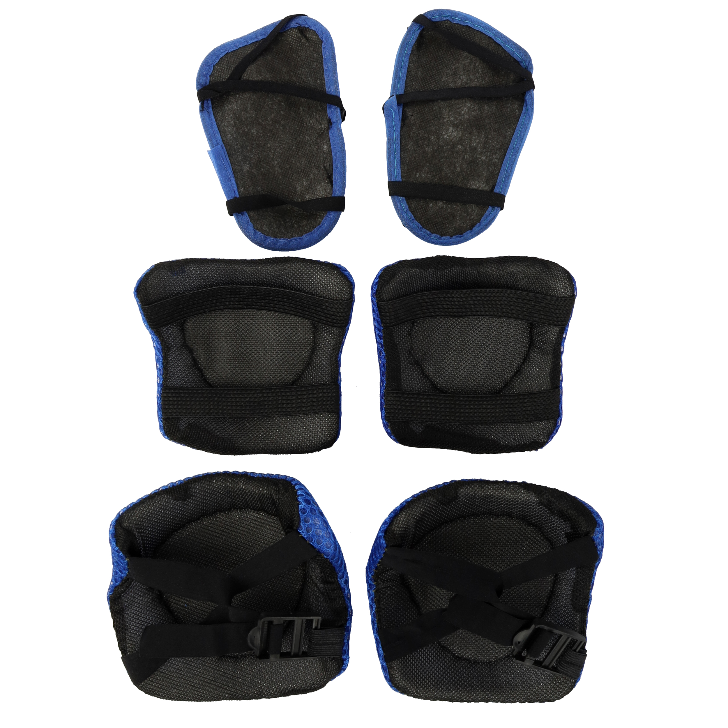 Защита для катания на роликах и велосипеде 6 предметов. 6-18лет / Cui-038BL /уп 100/ синий