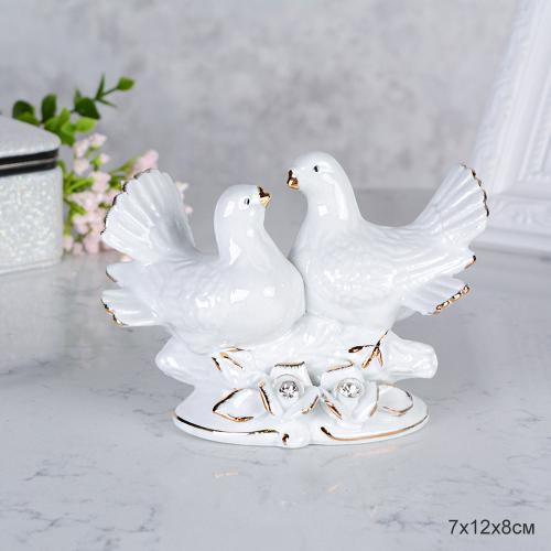 Статуэтка Голуби 7х12х8 см / S0164AS /уп 96/