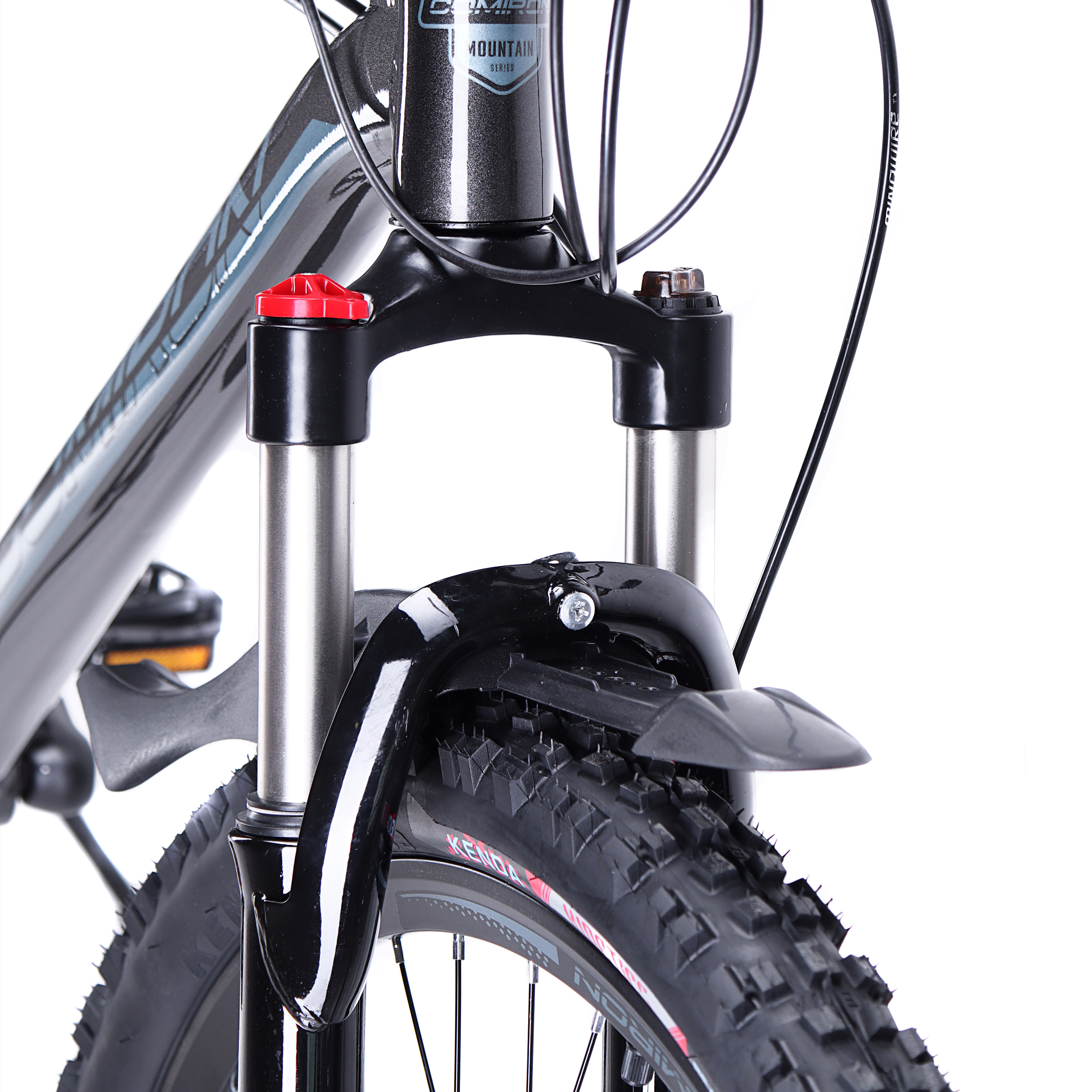 Велосипед 26" рама 17" 24sp GT2624 C COMIRON JACK угольный серебристый пайн металлик