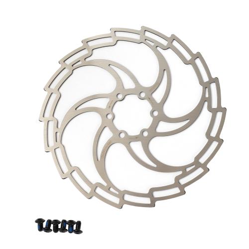 Ротор  дискового тормоза TOOPRE TP-05K-180silver, диаметр диска 180мм, 44мм. Толщина 1.8мм. 6 отверстий. Вес 109гр. Серебро