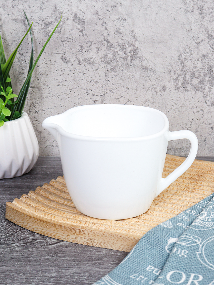 Молочник- сливочник 250 мл белый/ FNZ-190 /уп 6/48/ 