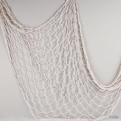 Сеть декоративная 1х2 м белая без ракушек / W330 /уп 100/