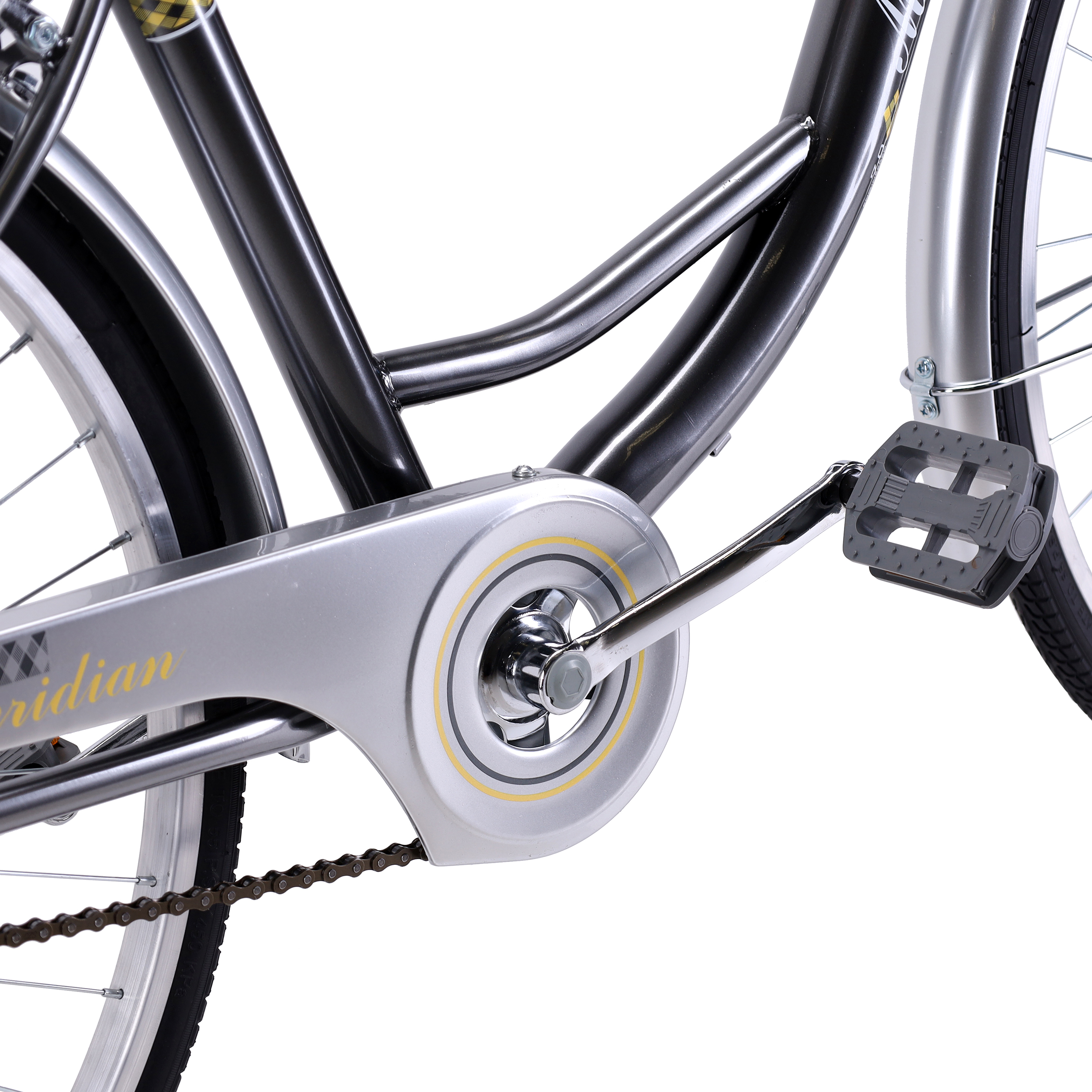 Велосипед городской MERIDIAN CITY 26" одна скорость, ножной тормоз цвет: чёрный