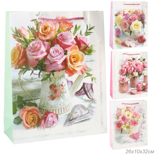 Пакет подарочный 26x32x10 / 24810M /уп 12/480/