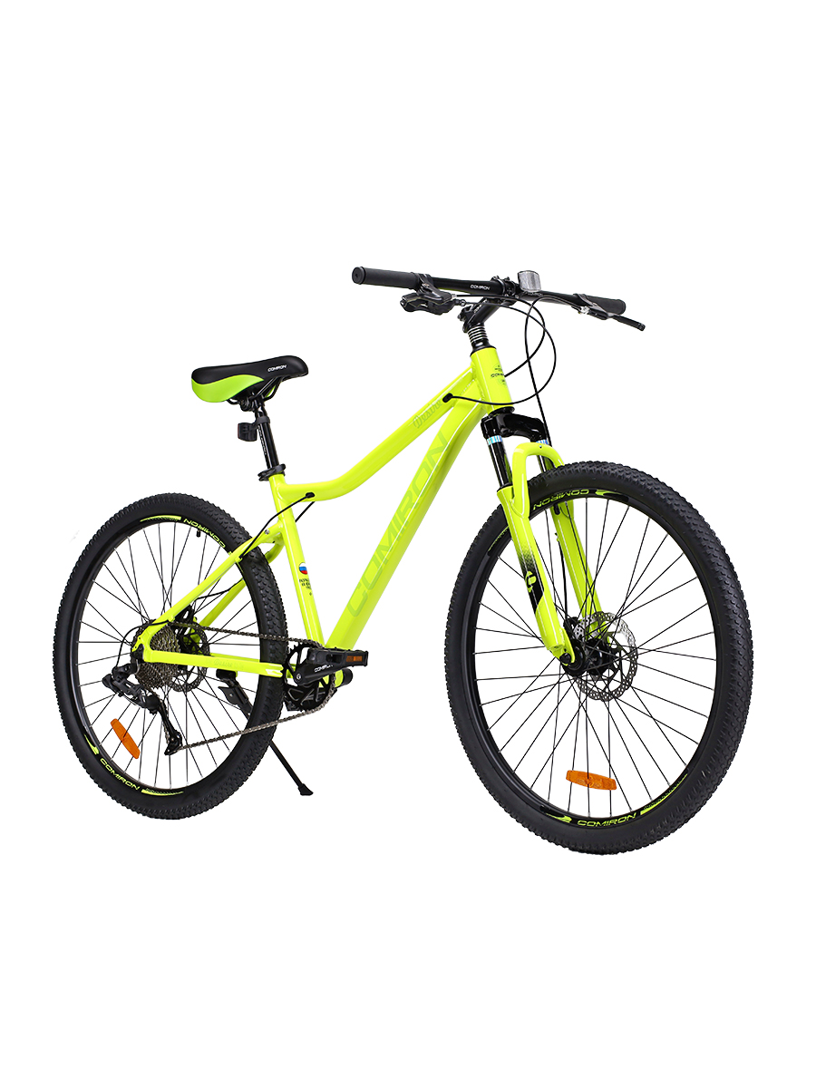 Велосипед 27,5" рама 17" 1х10sp COMIRON DESIRE зелёный лайм