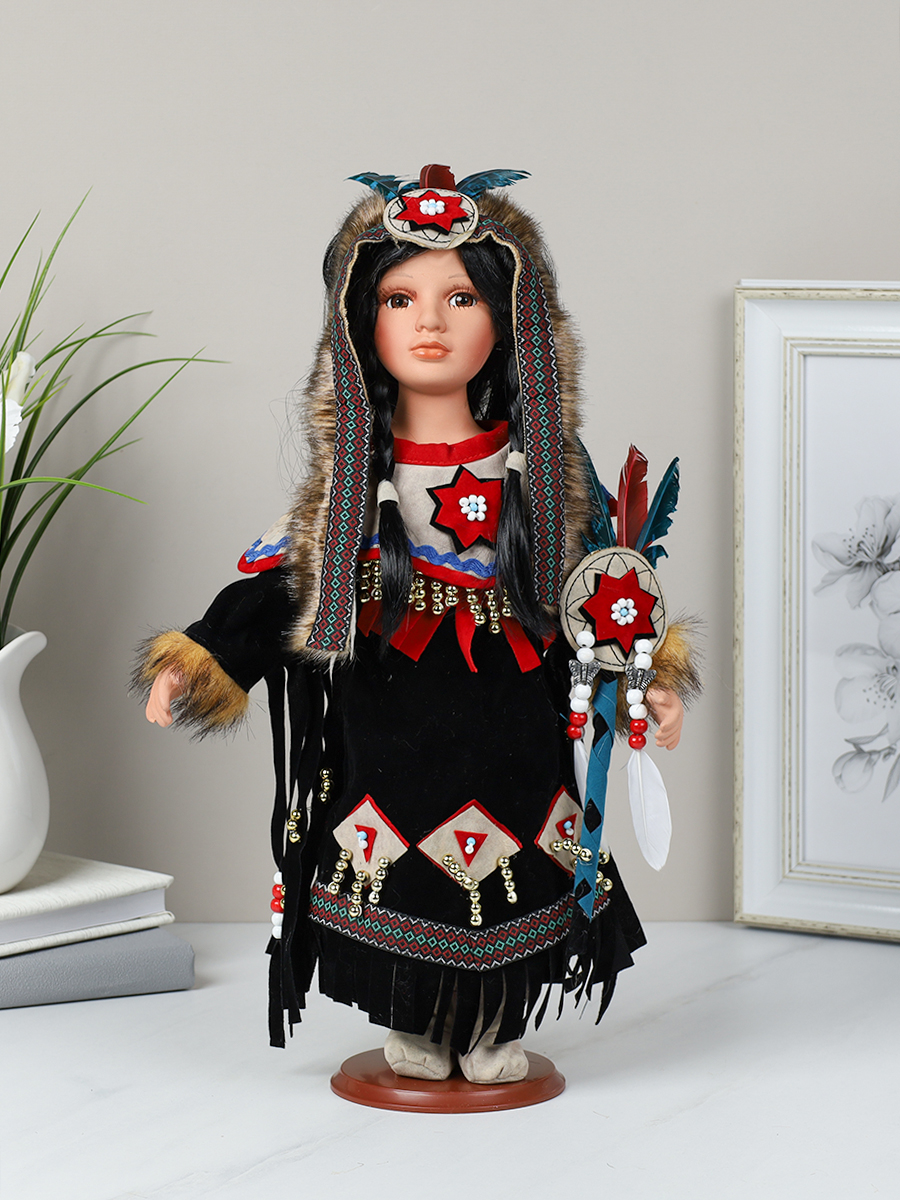 Сувенир коллекционный Индейцы 40 см / ZD1800 /уп 24/