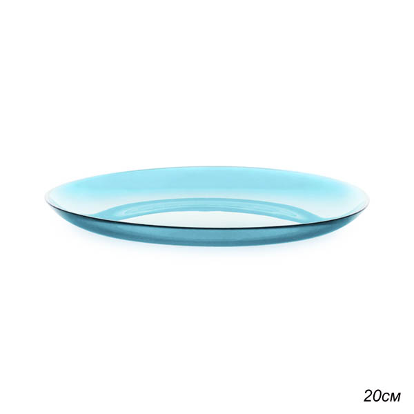Тарелка бирюзовая 20 см АКЦИЯ / CMD0018-3 /уп.36/ 