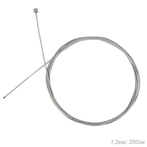 Трос переключения передач заднего перекл 1.2мм-200см. /уп 100/1500/ выписывать кратно 100 шт