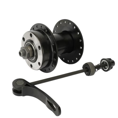 Передняя ступица KRYPTON, 100мм, disc-brake, 36 отверстий, пром подшипник ISO 600ZZ, сталь, эксцентрик, /LIQ-D-Front-36H/черный/ уп 50