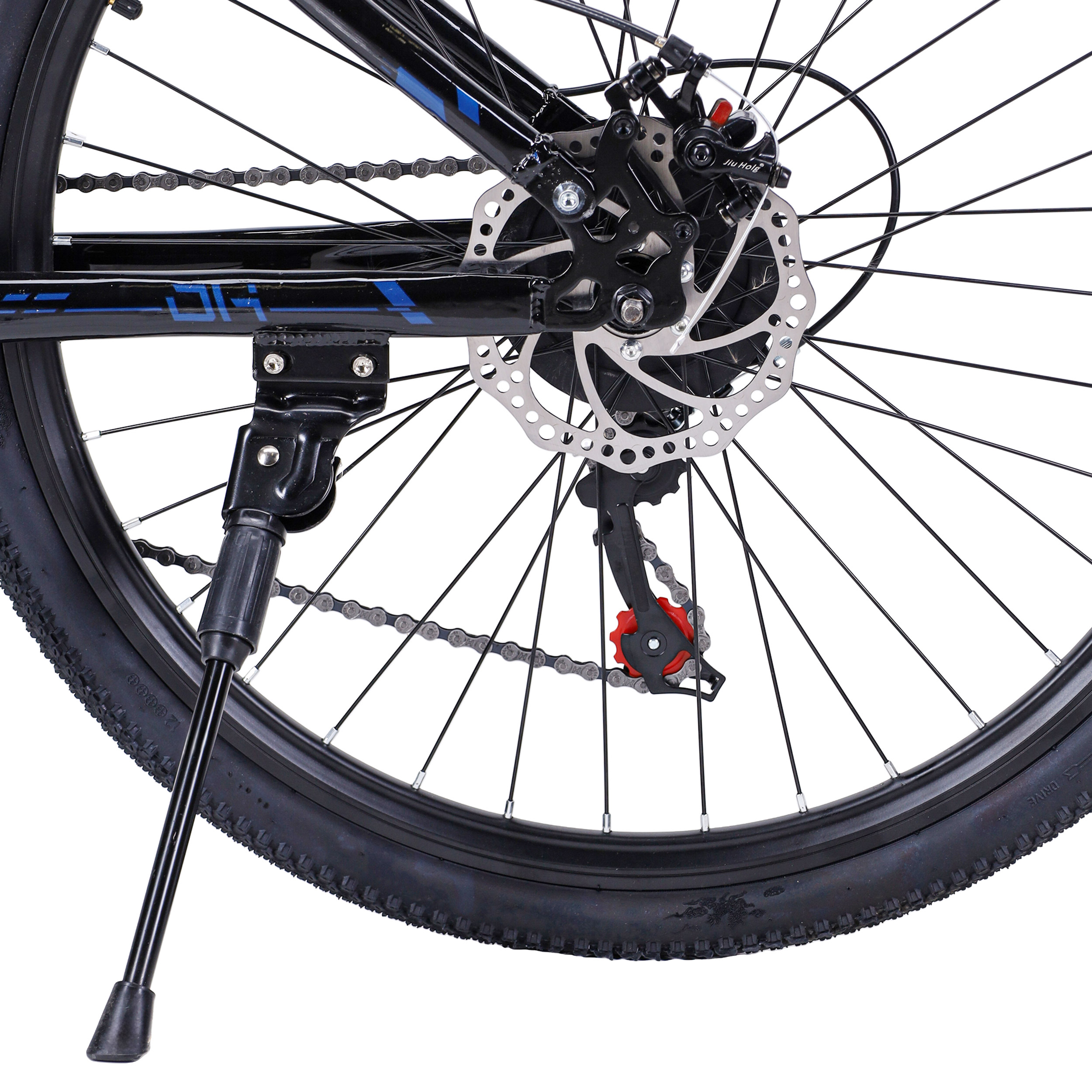 Велосипед 26" рама 17" 21sp  MEGAWHEELS DH чёрный-синий