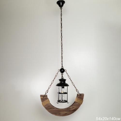 Люстра подвесная (100*56 см). В комплекте 1 лампа 5Вт LED, E27 / Rg16B / уп 1/Лофт